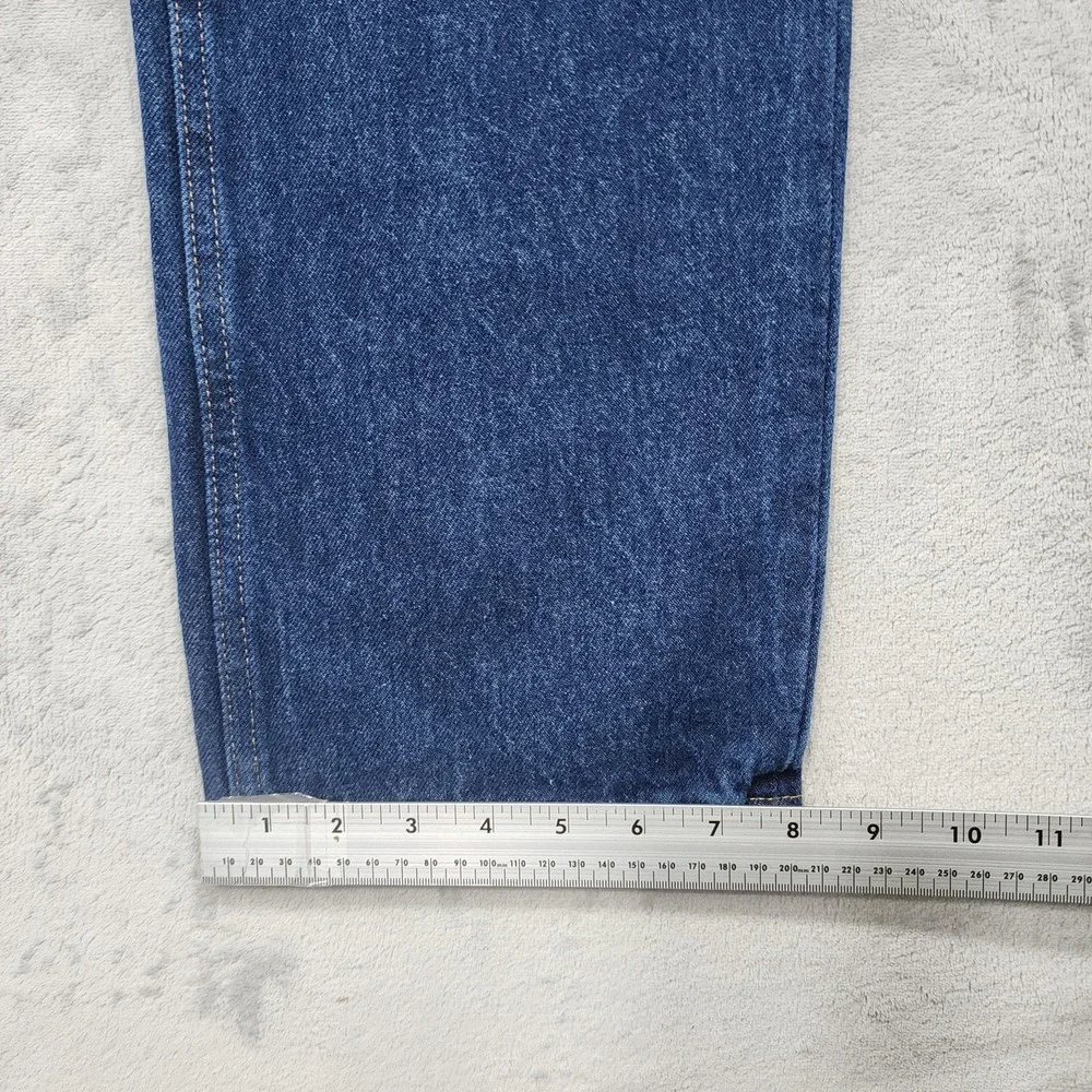 Rustler Jeans Mens 36x30 Blue Straight Leg Regular Fit Heavy Denim Casual Work